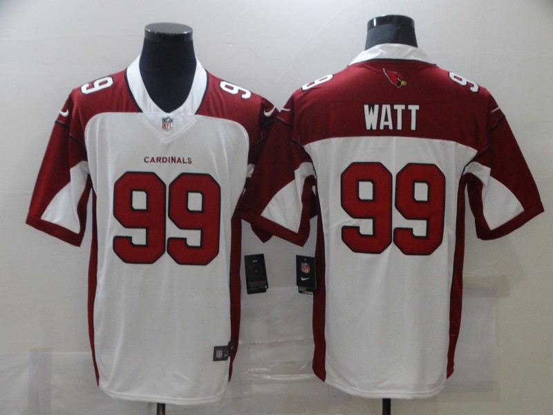 Men's Arizona Cardinals #99 J.J. Watt White NFL Vapor Untouchable Limited Stitched Jersey Men's Arizona Cardinals #99 J.J. Watt White NFL Vapor Untouchable Limited Stitched Jersey